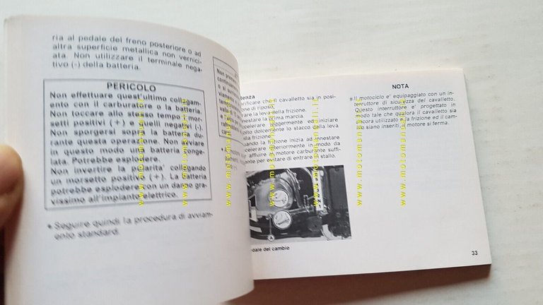 Kawasaki EL 250 1990 manuale uso manutenzione libretto originale ITALIANO