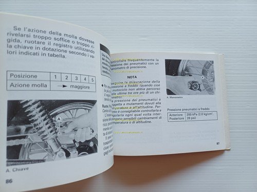 Kawasaki EL 252 1998 manuale uso manutenzione libretto istruz originale …