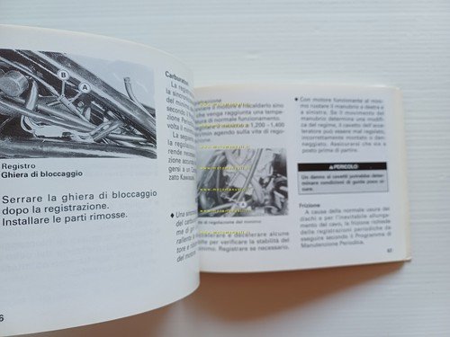 Kawasaki EL 252 1998 manuale uso manutenzione libretto istruz originale …