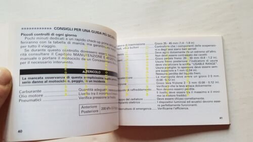 Kawasaki EL 252 1998 manuale uso manutenzione libretto originale ITALIANO