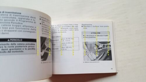 Kawasaki EL 252 1998 manuale uso manutenzione libretto originale ITALIANO