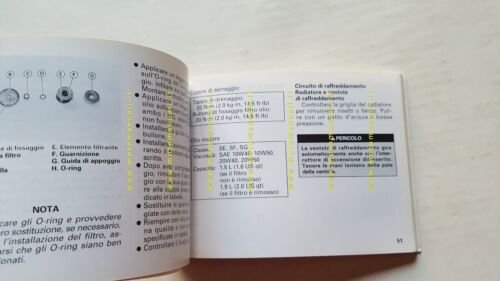 Kawasaki EL 252 1998 manuale uso manutenzione libretto originale ITALIANO
