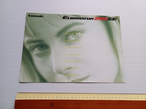 Kawasaki Eliminator 250 SE 1989-90 depliant GIAPPONESE originale