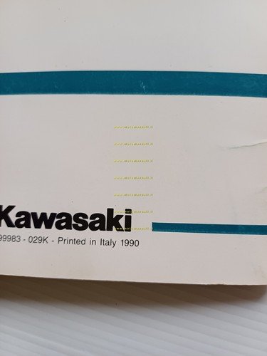 Kawasaki EN 500 1990 manuale uso manutenzione libretto ITALIANO originale