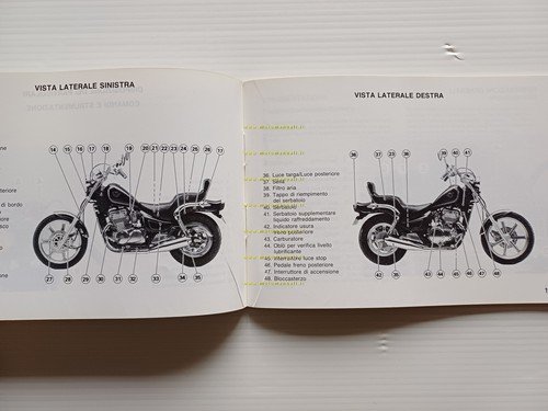 Kawasaki EN 500 1990 manuale uso manutenzione libretto ITALIANO originale