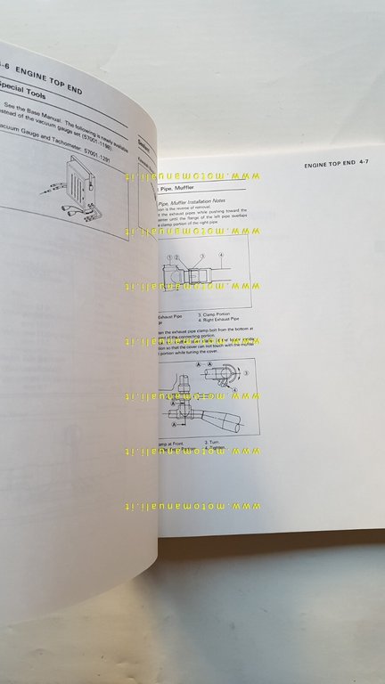 Kawasaki EN 500 1994 AGGIORNAMENTO manuale officina INGLESE workshop manual