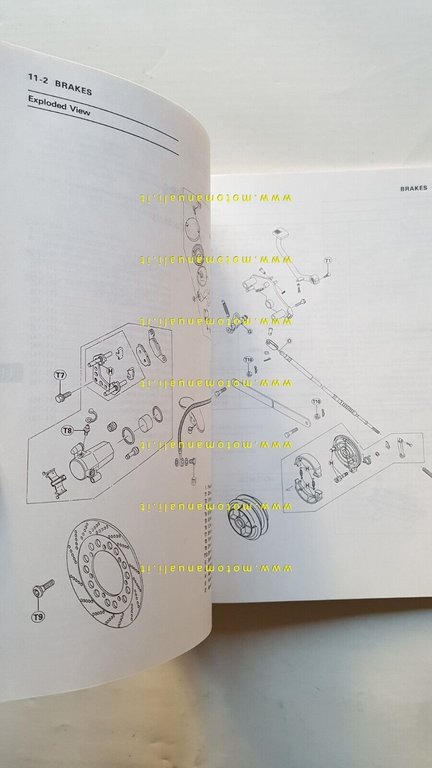 Kawasaki EN 500 1994 AGGIORNAMENTO manuale officina INGLESE workshop manual