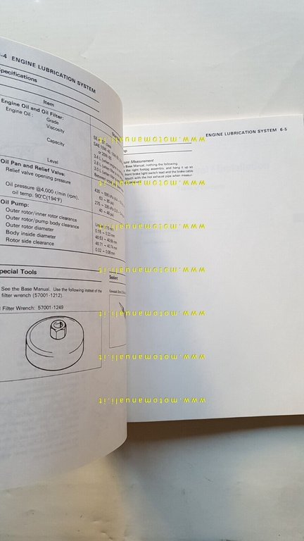 Kawasaki EN 500 1994 AGGIORNAMENTO manuale officina INGLESE workshop manual