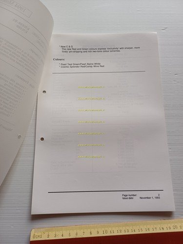 Kawasaki EN 500 (EN500-B1) 1994 Model Information cartella stampa inglese