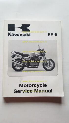 Kawasaki ER-5 2000 manuale officina INGLESE originale