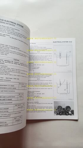 Kawasaki ER-5 2000 manuale officina INGLESE originale