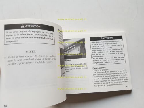 KAWASAKI ER-5 2002-2003 manuale uso manutenzione INGLESE originale