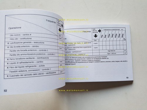 KAWASAKI ER-5 2002-2003 manuale uso manutenzione ITALIANO originale