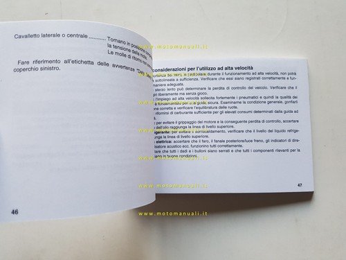 KAWASAKI ER-5 2002-2003 manuale uso manutenzione ITALIANO originale