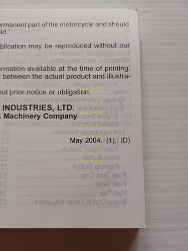 Kawasaki ER-5 2004 manuale uso manutenzione libretto italiano originale