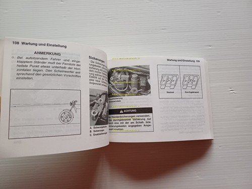 Kawasaki ER-5 2004 manuale uso manutenzione libretto italiano originale