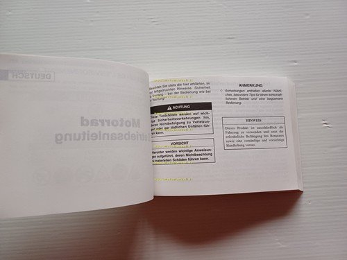 Kawasaki ER-5 2004 manuale uso manutenzione libretto italiano originale