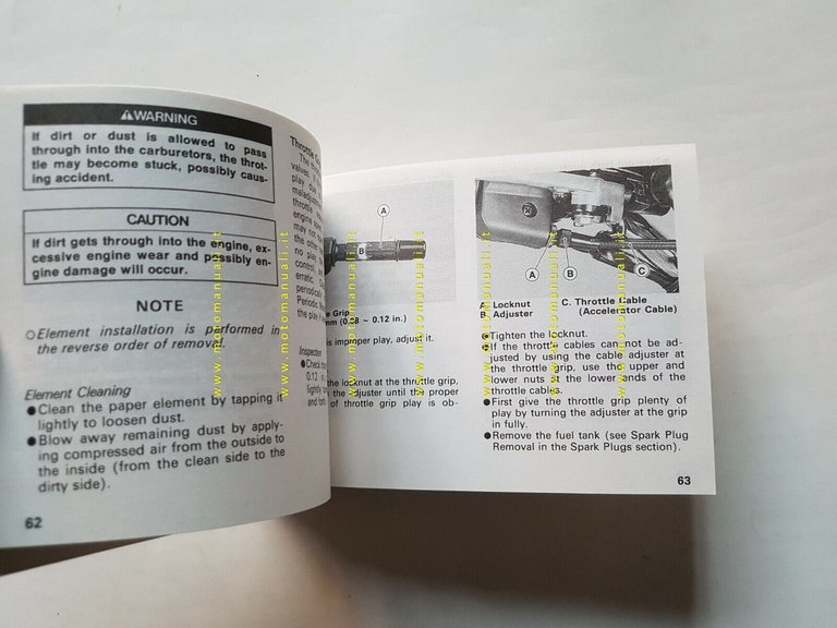 Kawasaki ER-5 500 1997 manuale uso INGLESE originale ENGLISH owner's …