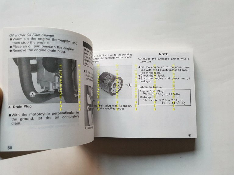 Kawasaki ER-5 500 1997 manuale uso INGLESE originale ENGLISH owner's …