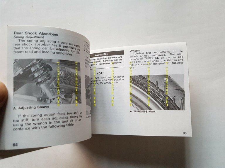 Kawasaki ER-5 500 1997 manuale uso INGLESE originale ENGLISH owner's …