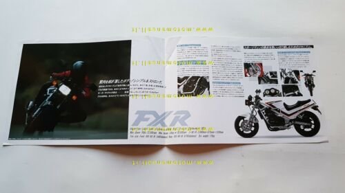 Kawasaki FX 400 R 1987 depliant TESTO GIAPPONESE Moto ORIGINALE