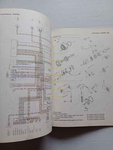 Kawasaki GPZ 1000 RX 1985 SUPPLEMENTO manuale officina INGLESE originale