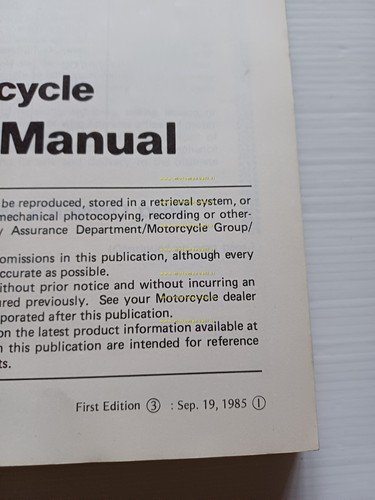 Kawasaki GPZ 500 R GPZ 600 R 1985 manuale officina …