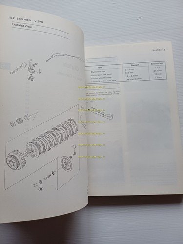 Kawasaki GPZ 500 R GPZ 600 R 1985 manuale officina …