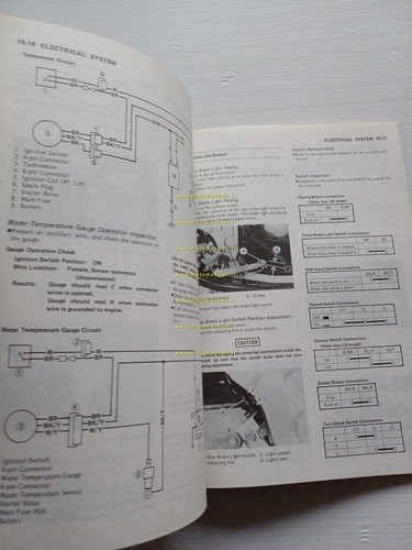 Kawasaki GPZ 500 S - EX 500 1987 SUPPLEMENTO manuale …