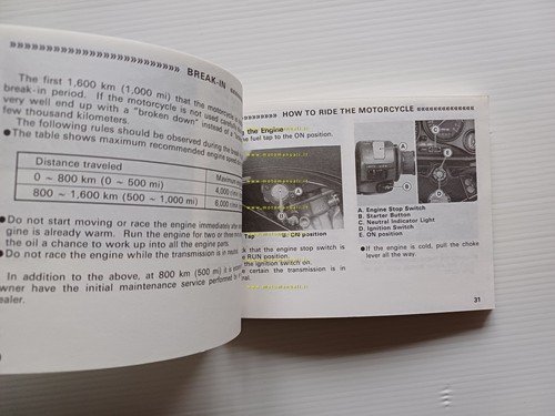 Kawasaki GPZ 500 S 1984-85 manuale uso manutenzione libretto originale …