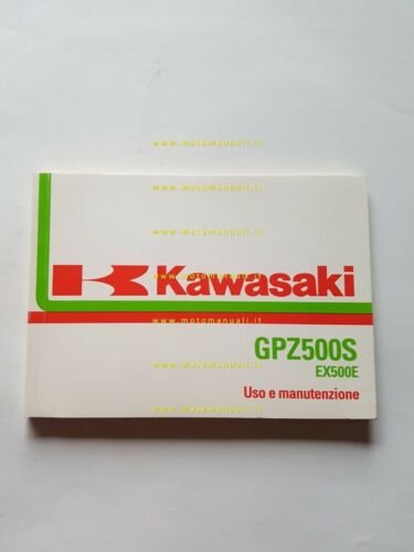 Kawasaki GPZ 500 S 1994 manuale uso manutenzione libretto originale …