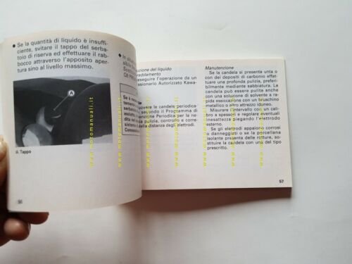 Kawasaki GPZ 500 S 1994 manuale uso manutenzione libretto originale …