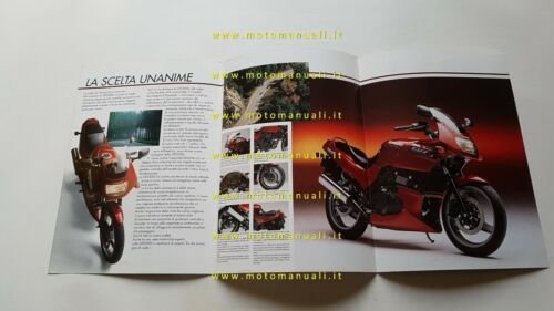 Kawasaki GPZ 500 S 1995 depliant originale ITALIANO moto brochure