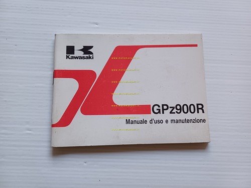 Kawasaki GPZ 900 R 1984 manuale uso manutenzione libretto originale …