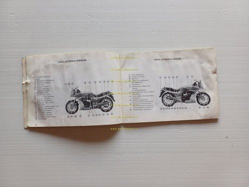 Kawasaki GPZ 900 R 1984 manuale uso manutenzione originale italiano