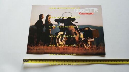 Kawasaki GTR 1000 1986 depliant ITALIANO originale moto brochure