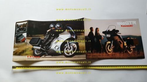 Kawasaki GTR 1000 1986 depliant ITALIANO originale moto brochure