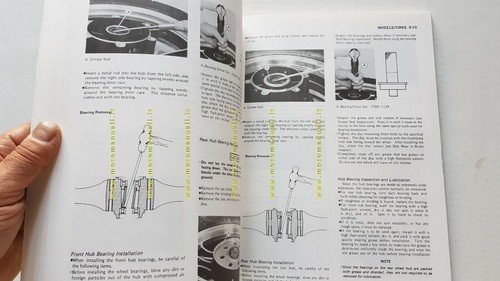 Kawasaki GTR 1000 Concours 1986-94 manuale officina originale workshop manual