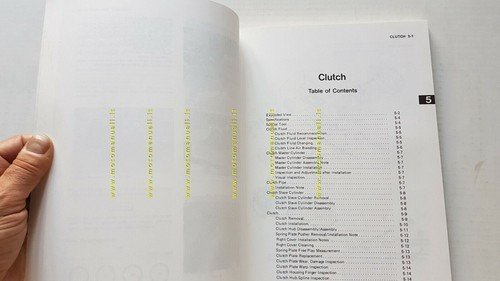 Kawasaki GTR 1000 Concours 1986-94 manuale officina originale workshop manual