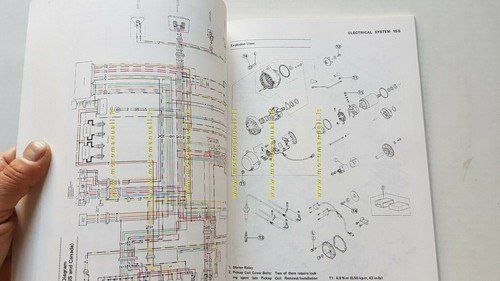 Kawasaki GTR 1000 Concours 1986-94 manuale officina originale workshop manual