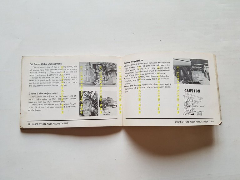 Kawasaki H1-E 500 1973 manuale uso manutenzione INGLESE originale owner's …