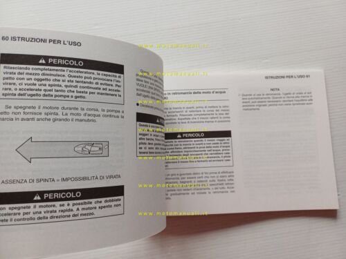 Kawasaki Jet Ski 900 STX 1997 manuale uso manutenzione originale …