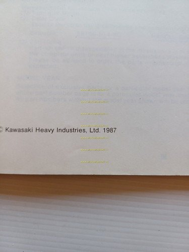 Kawasaki JetSky Watercraft JS440 A11 1987 moto acqua catalogo ricambi …