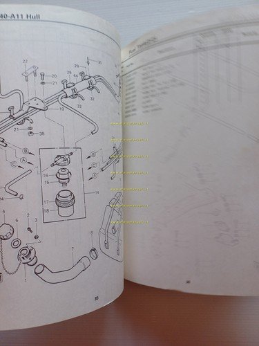 Kawasaki JetSky Watercraft JS440 A11 1987 moto acqua catalogo ricambi …