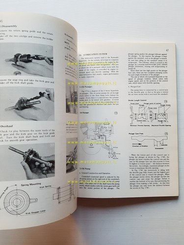 Kawasaki KH 400 - 250- S1 1972-76 manuale officina riparazione …