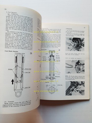 Kawasaki KH 400 - 250- S1 1972-76 manuale officina riparazione …
