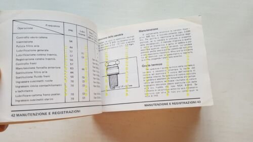Kawasaki KH 400-A 1977 manuale uso manutenzione libretto italiano originale