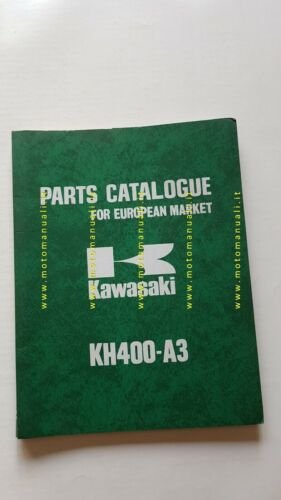 KAWASAKI KH 400 A3 1975 catalogo ricambi originale moto spare …