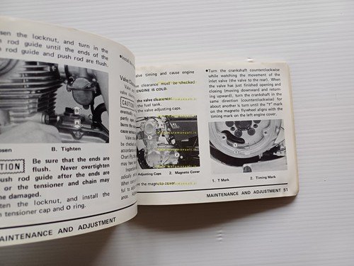 Kawasaki KL 250 1978 manuale uso manutenzione libretto inglese originale