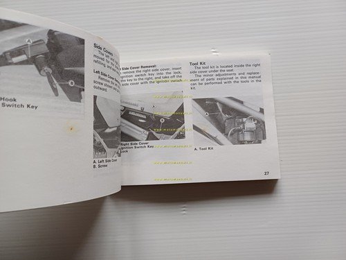 Kawasaki KLE 500 1990-91 manuale uso manutenzione libretto inglese originale